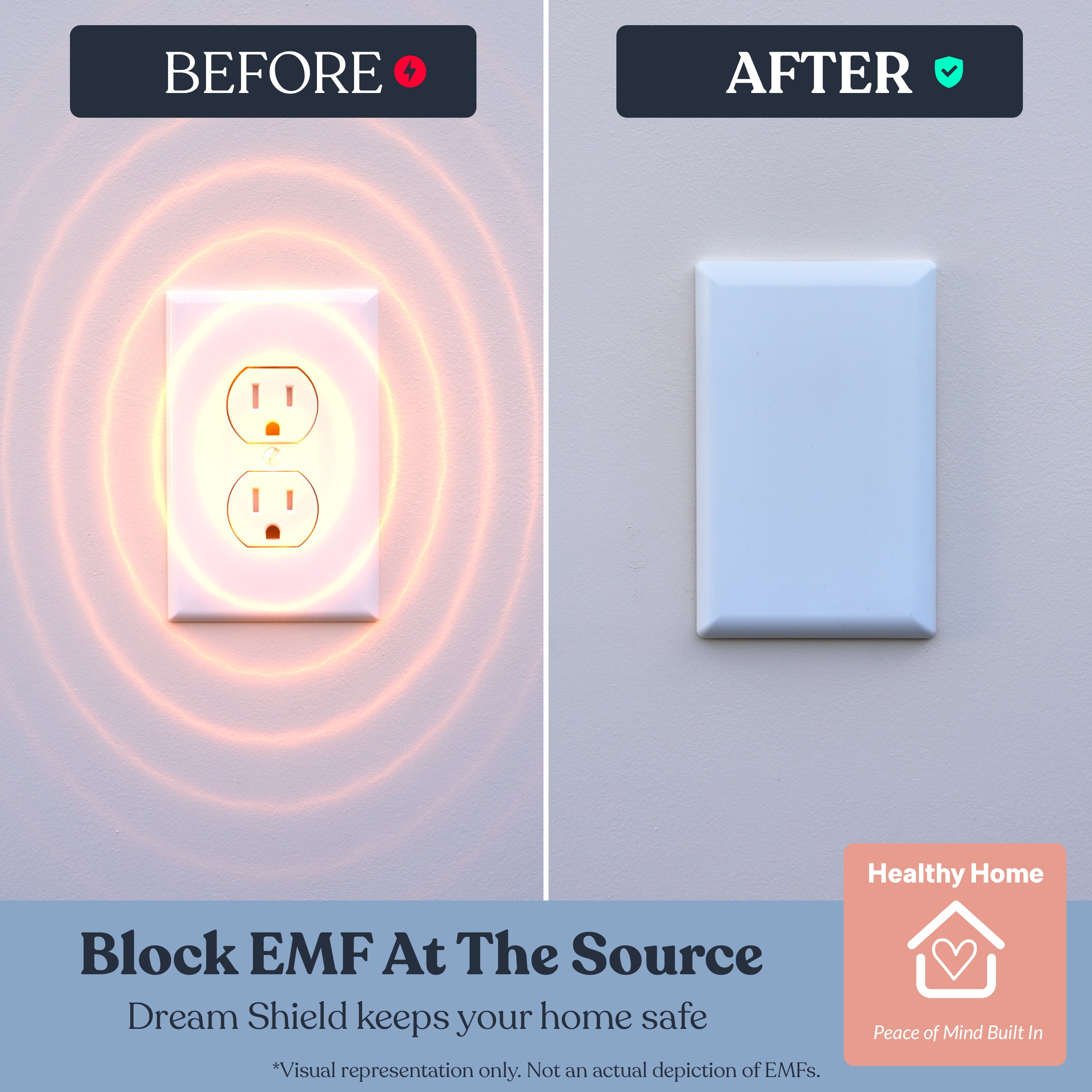 Dream Shield™ EMF Outlet Protector (2-Pack)